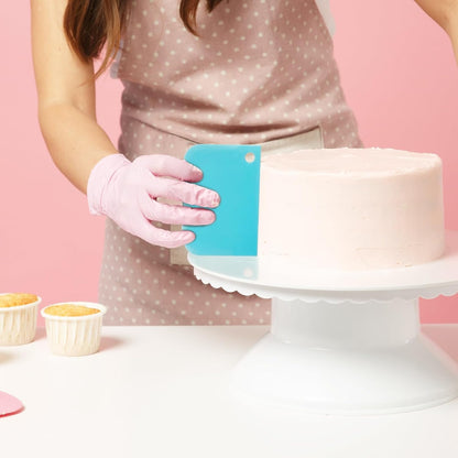 Riccle Cake Decorating Kit - 124 Pcs Piping Bags & Tips Set with 16 Tips, 3 Scrapers & More | 11.8 Inch