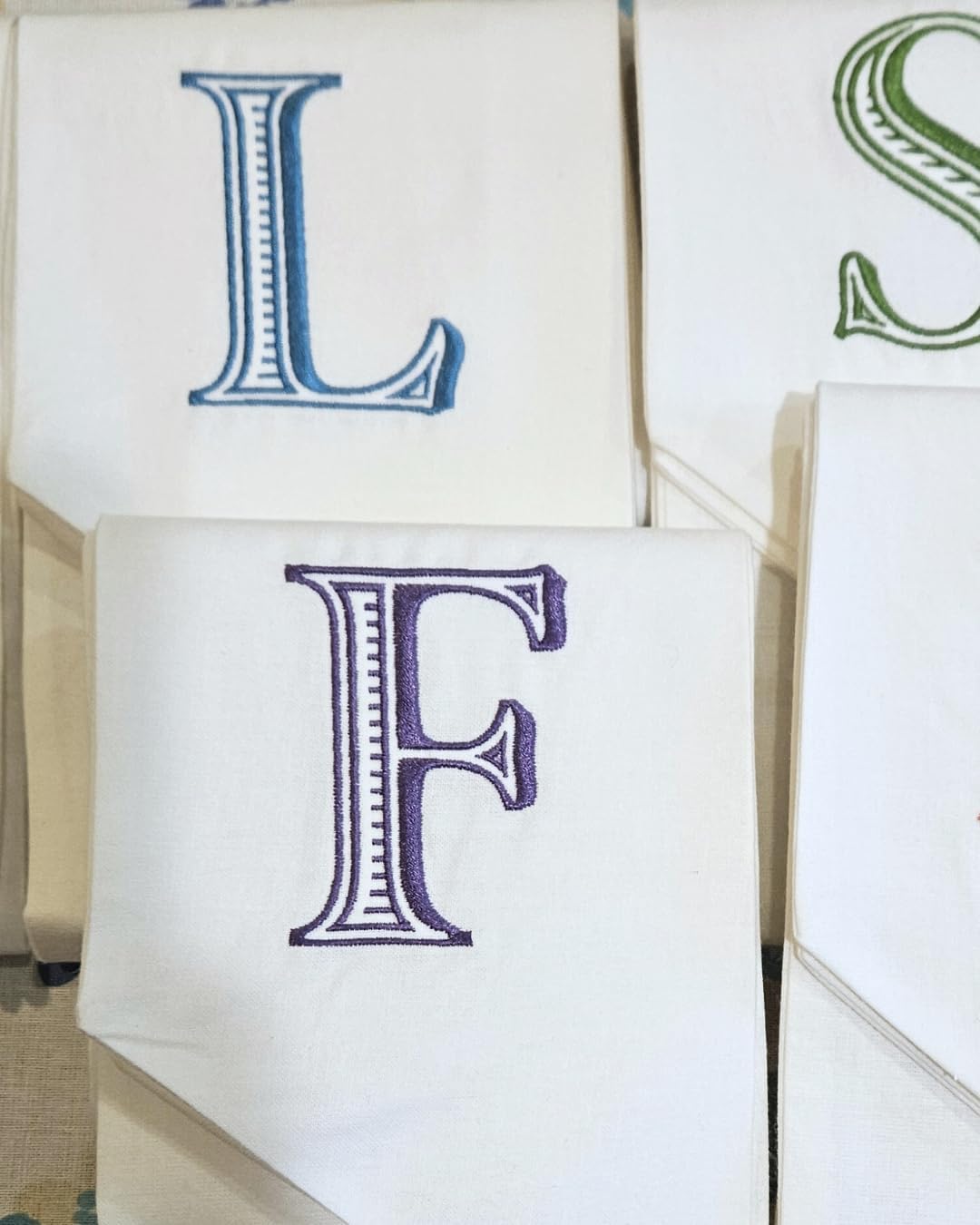 Monogram Wreath Sash - Custom Spring Decor for Front Door | Perfect Gift for Her
