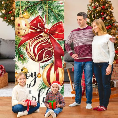 Christmas Door Cover Decorations Joy to the World Holiday Porch Sign