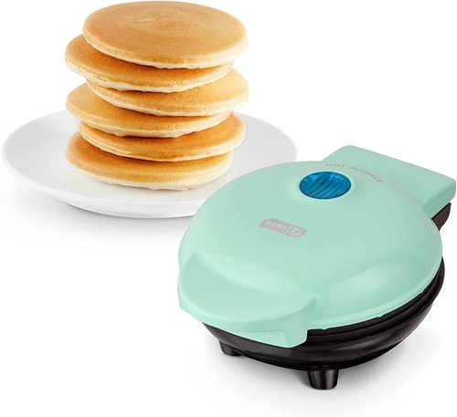 Dash Mini Maker Griddle - Compact Nonstick Griddle for Creative Treats - Quick Heat-Up, Aqua