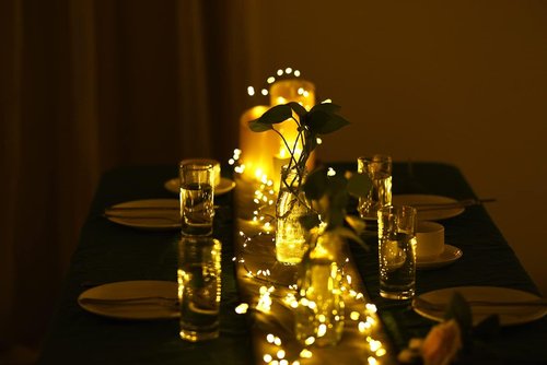 Dailyart 120 LED Starry Fairy Lights - Waterproof Dark Green Copper Wire String Lights for Weddings, Parties & Decor