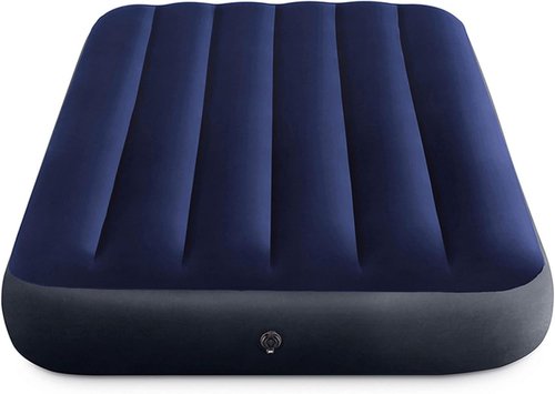 Intex Dura-Beam Twin Air Mattress - 75 x 39 x 10 Inch Plush Top with 2-in-1 Valve