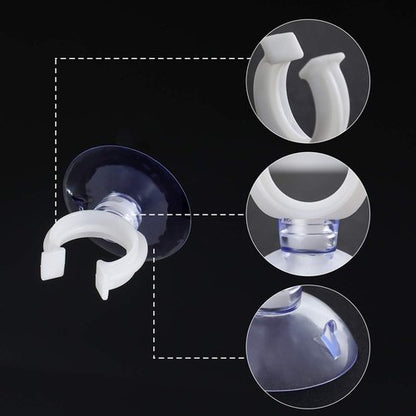 Boao Candle Suction Cups - 50-Piece Set for Christmas Window Decoration | Durable Plastic Holders