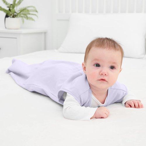 Yoofoss Baby Sleep Sack 12-18 Months Baby Wearable Blanket 100% Organic Cotton 2-Way Zipper TOG 0.5 Toddler Sleeping Sack 3 Pack, Comfy Soft Lightweight (Large)