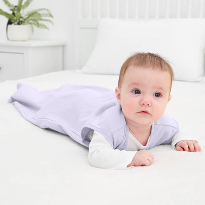 Yoofoss Baby Sleep Sack 12-18 Months Baby Wearable Blanket 100% Organic Cotton 2-Way Zipper TOG 0.5 Toddler Sleeping Sack 3 Pack, Comfy Soft Lightweight (Large)