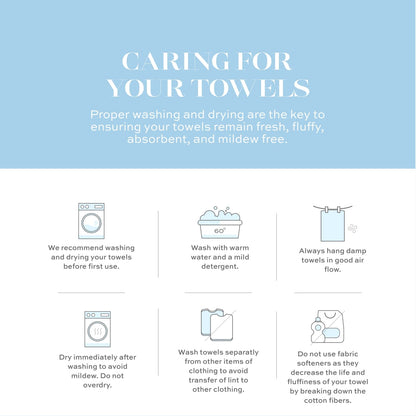 White Classic Luxury Cotton Washcloths 13x13 Inch - 650 GSM Turkish Cotton | Hotel, Spa, Bathroom Face Towel | 12 Pack, Brown
