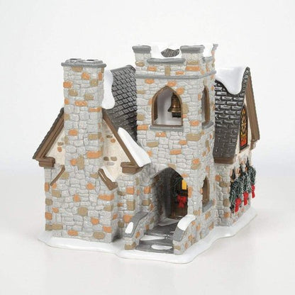 Department 56 Snow Village | Woodlands Family Church Lit Building - 7.48 Inch, Multicolor Decor