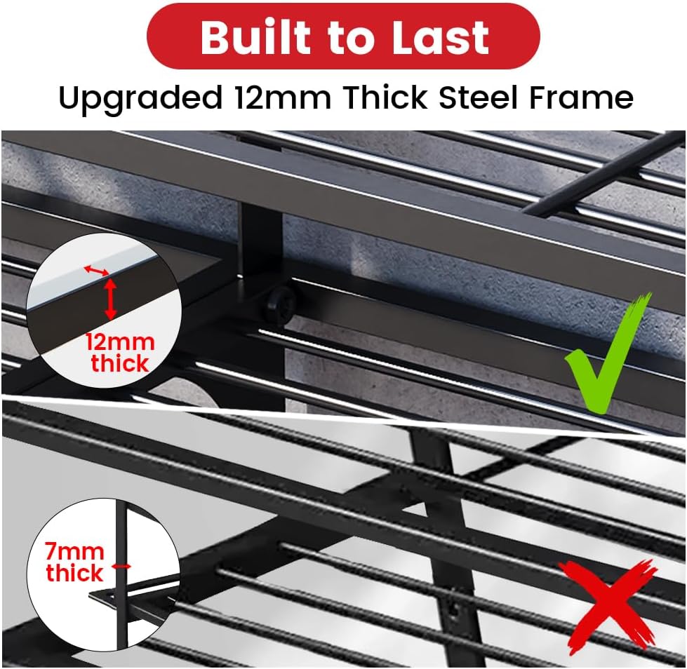 Power Tool Organizer by [Brand Name] - Heavy Duty Wall Mount Shelf with 400lbs Capacity | 12 Slots & 8 Outlets