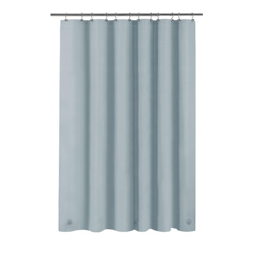 Barossa Design Shower Curtain Liner - Premium PEVA Shower Liner for Bathroom, BPA & PVC Free, No Chemical Smell, Lightweight Standard Size Bath Curtain with 3 Magnets, Metal Grommets - Stone Blue
