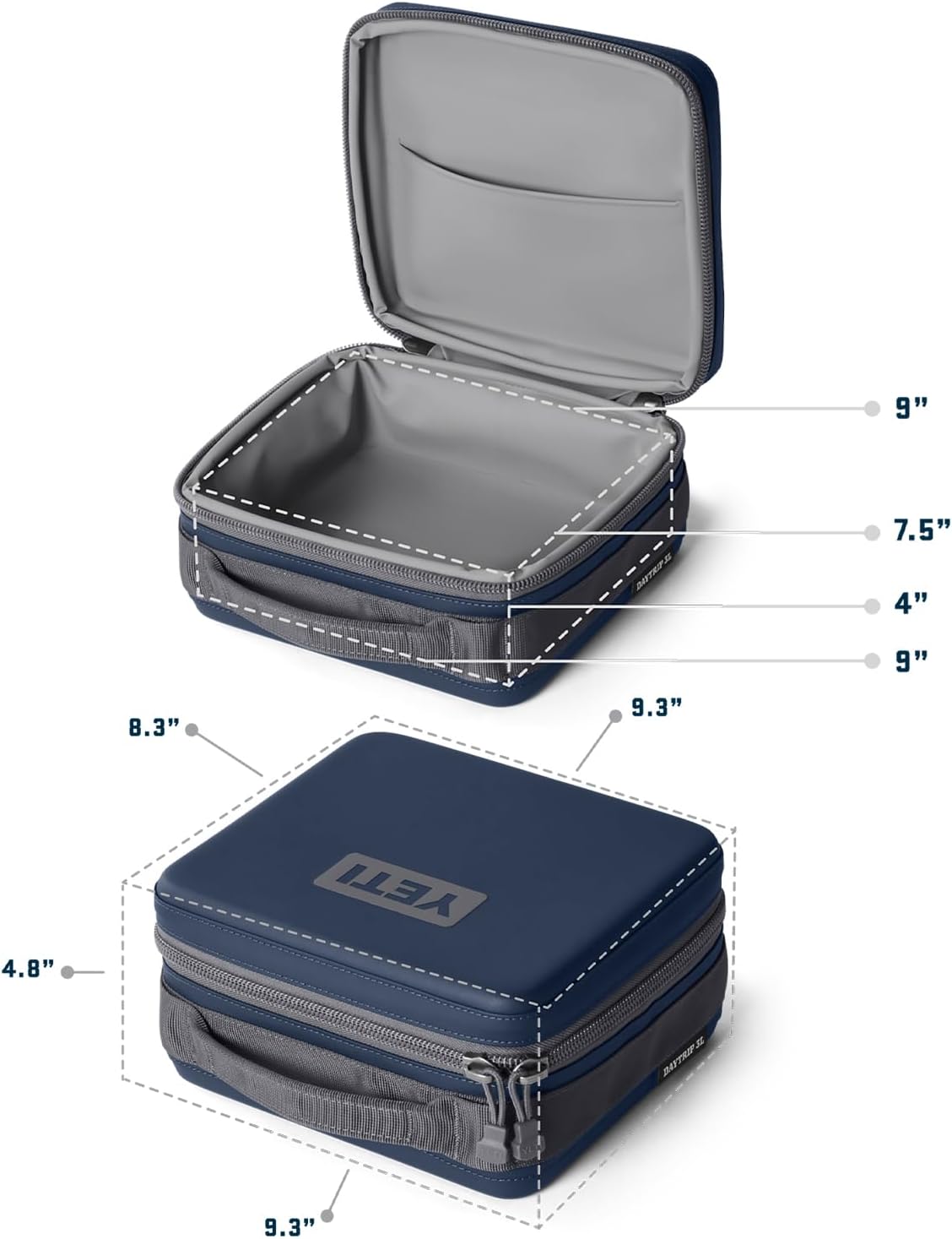 YETI Daytrip 3L Insulated Soft Cooler - Perfect for Lunches | Vibrant Rescue Red Color