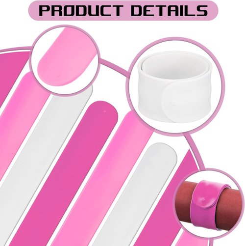 Charniol Wrapping Paper Roll Holder - 12-Piece Silicone Covered Metal Stabilizer | 1 x 9 Inch, Rose Red, Pink, White
