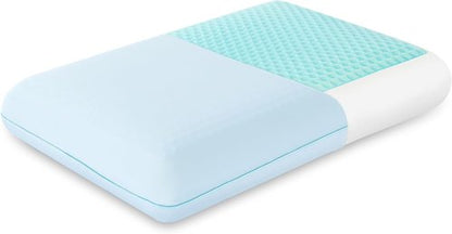 EGOHOME Cooling Gel Memory Foam Pillow - Reversible Cover for All Sleep Positions | Machine Washable, Standard Size, Blue