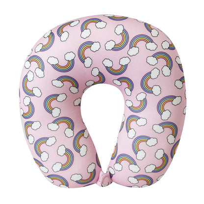 Cloudz Kids Microbead Travel Neck Pillow - Rainbow