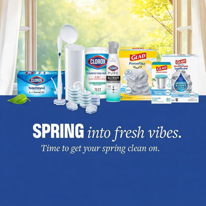 Clorox Disinfecting Cleaning Wipes - Fresh Scent, Bleach-Free, 75 Count for Effective Cleaning