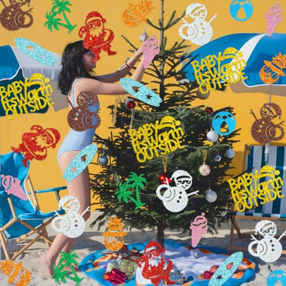 Tropical Holiday Confetti - Summer Christmas Table Scatter for Beach Parties