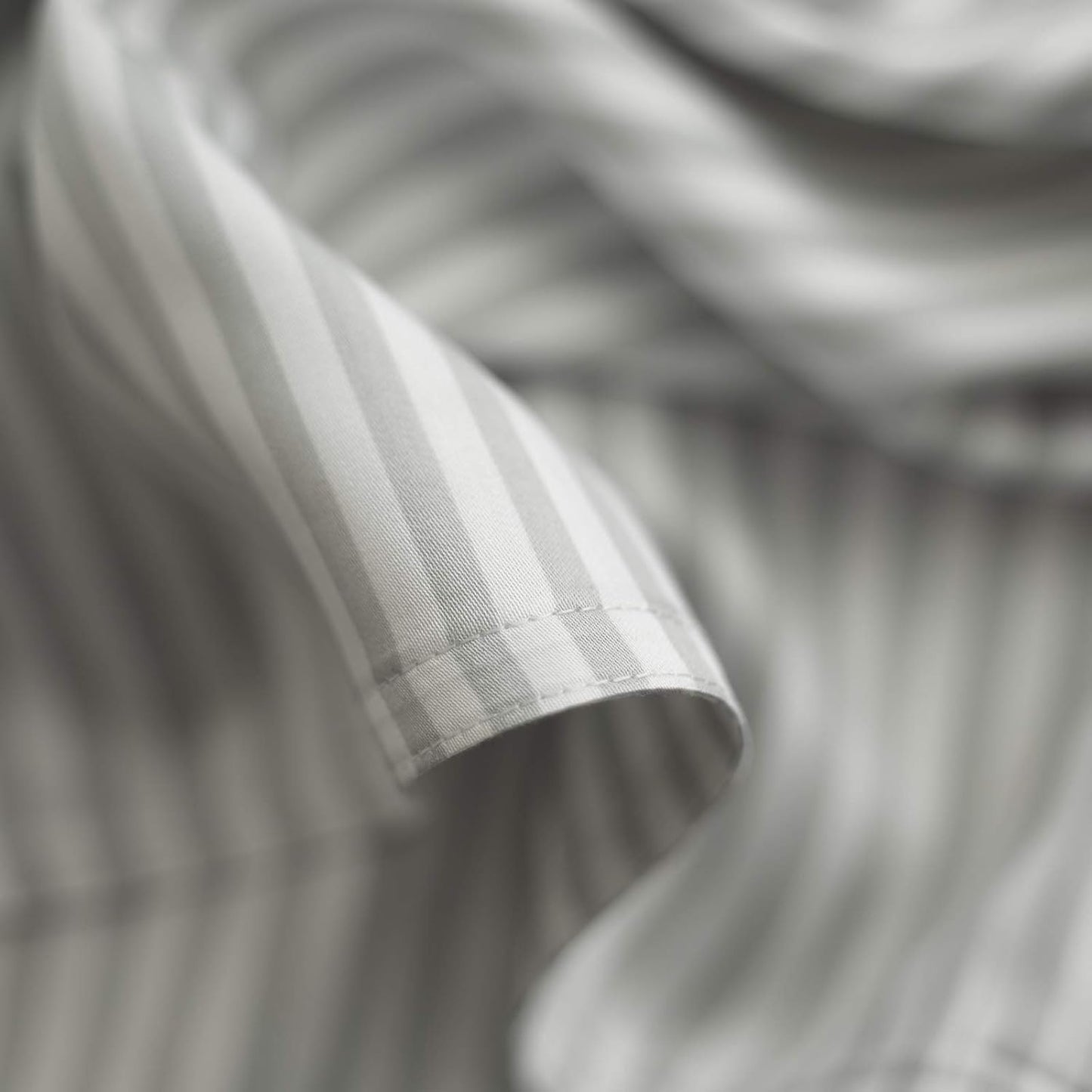 Pure Bamboo Twin Sheet Set - 100% Organic Viscose, Luxuriously Soft & Cooling, Double Stitching, Stripes
