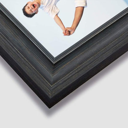 LaVie Home 5x7 Picture Frames (1 Pack, Black) Rustic Photo Frame Set with High Definition Glass for Wall Mount & Table Top Display