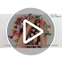 24 Inch Fall Door Wreath with Red Bow - Autumn Harvest Thanksgiving Decor