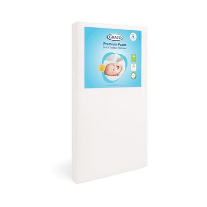 Graco Premium Crib & Toddler Mattress - GREENGUARD Gold Certified, Waterproof Cover, Fits Standard Cribs & Toddler Beds