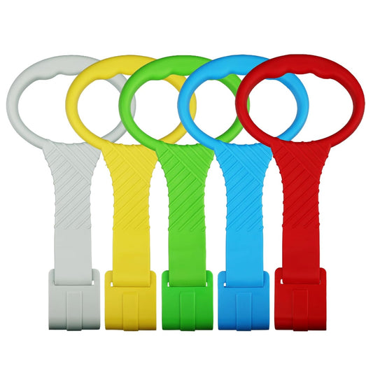 Playpen Baby Pull Up Rings by 5PCS - Premium Ergonomic Handles for Infants & Toddlers - 5 Color Options
