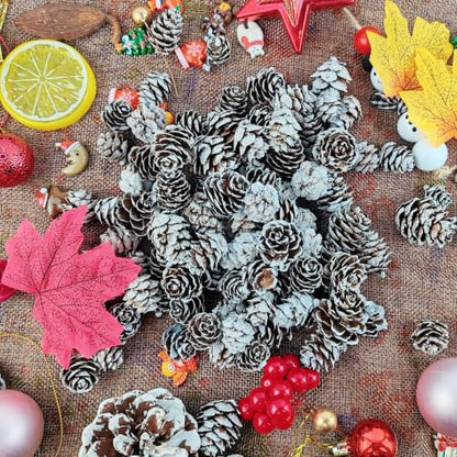 Natural Mini Pine Cones for Holiday Decor & Crafts - 160pcs