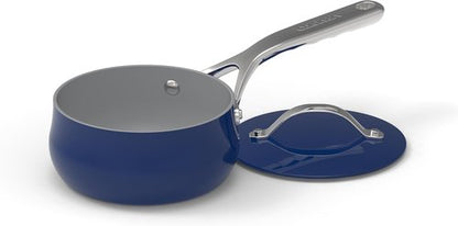 Cuisinart Nonstick 1 Qt. Saucepan with Cover - Culinary Collection in Sapphire Color