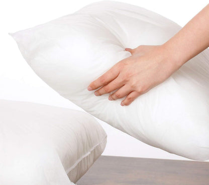 Calibrate Timing Pillow Inserts - Hypoallergenic Down Alternative Cushion | Set of 4, 18 x 18 Inches