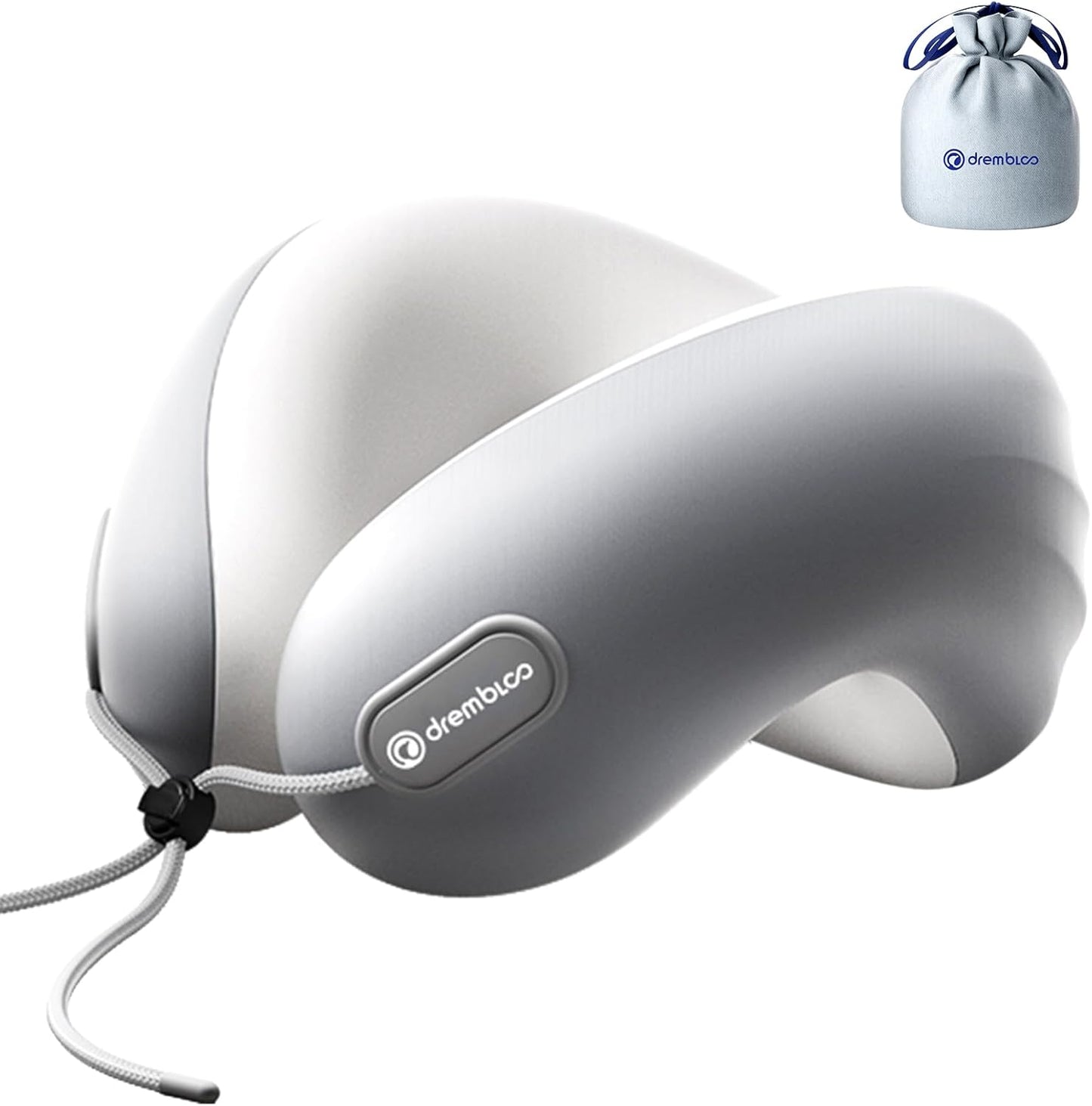 Skiennix Neck Pillow - CertiPUR-US® Memory Foam Cooling Travel Pillow | Adjustable & Breathable Design