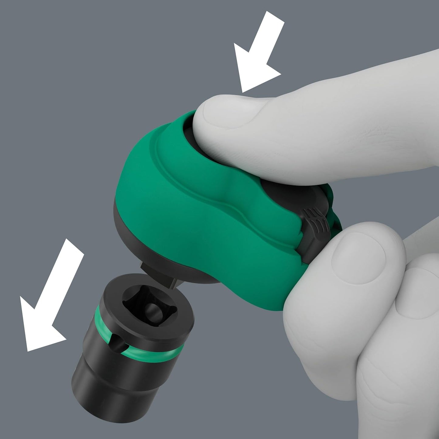 WERA - Zyklop Comfort Ratchet Set | 12-Piece Metric Set with Reversing Lever & 3/8" Drive