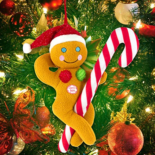 Funny Christmas Ornament Gingerbread Pole Dancer Singing Naughty Holiday Decor