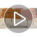 Christmas Tablecloth 60x120 Inch Rectangular Buffalo Plaid Red & Green