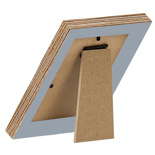 JCJMY 3x4 Picture Frame Black for Tabletop or Wall, 3 x 4 Wall Gallery Poster Photo Frame with Shatter Resistant Plexiglass, Rustic Brown