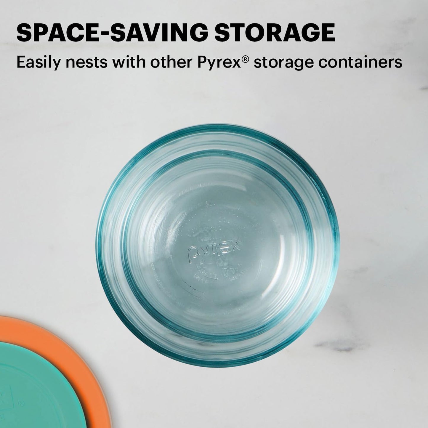 Pyrex Simply Store Small Glass Food Storage Containers Set - 8-Pack Meal Prep | BPA-Free Lids, Microwave Safe