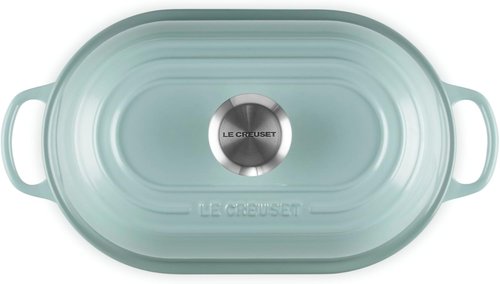 Le Creuset Enameled Cast Iron Oval Bread Oven - 11.5 Inch | Sea Salt Finish for Perfect Baking