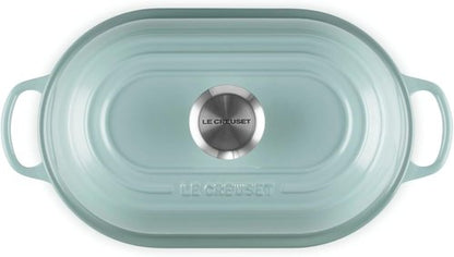 Le Creuset Enameled Cast Iron Oval Bread Oven - 11.5 Inch | Sea Salt Finish for Perfect Baking