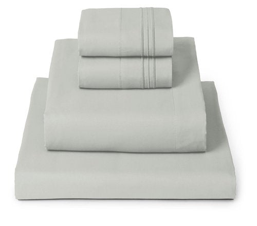 Mellanni Queen Sheets Set - 4 PC Iconic Collection Bedding - Hotel Luxury, Extra Soft, Cooling Bed Sheets - Wrinkle, Fade, Stain Resistant (Queen, Spa Mint)