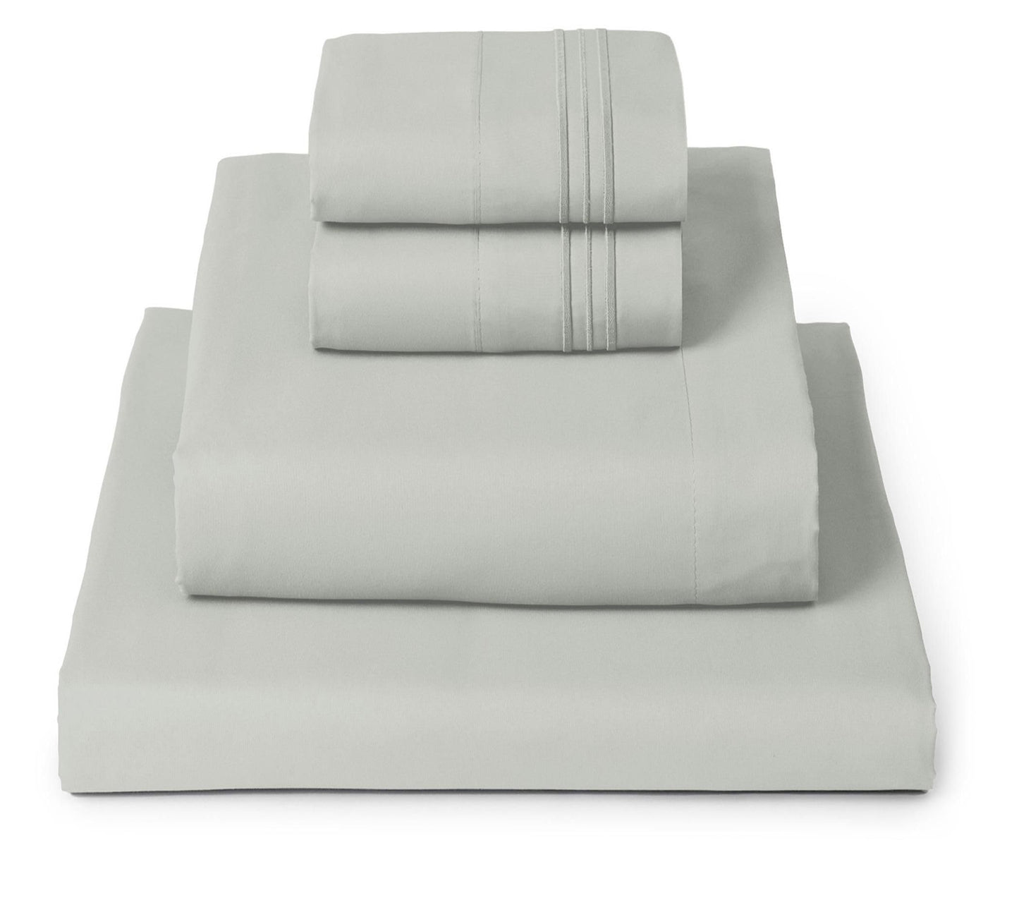 Mellanni California King Sheets Set - 4 PC Iconic Collection Bedding - Hotel Luxury, Extra Soft, Cooling Bed Sheets - Wrinkle, Fade, Stain Resistant (Cal King, Spa Mint)