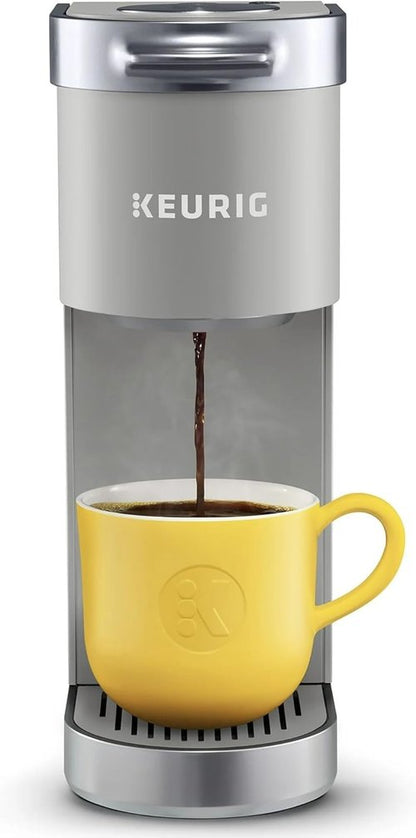 Keurig K-Mini Plus Coffee Maker - Slim 5-Inch Design, 6-12oz Brew Size, Pod Storage - Gray (Renewed)