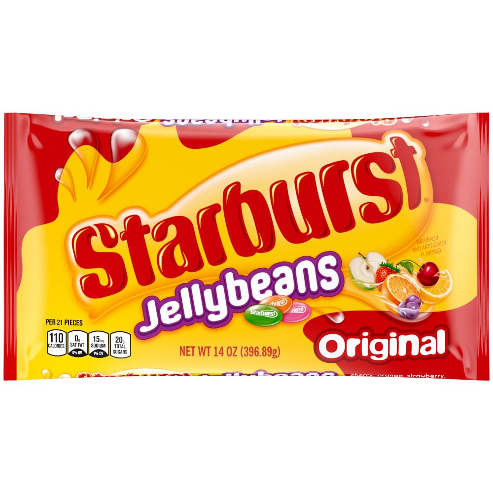 STARBURST Original Jelly Beans Gummy Candy, 14 oz Bag