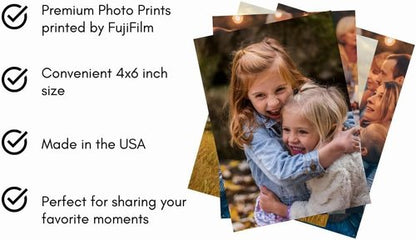 Glossy Photo Prints - Set of 30 Unframed 4x6 Inches for Stunning Photo Displays