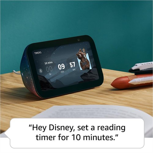 Amazon Echo Show 5 Kids (newest model), Designed for kids, Designed for Alexa+, parental controls, Includes 1 year of Amazon Kids+, Galaxy