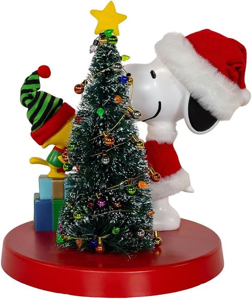 Kurt Adler Peanuts® Snoopy & Woodstock Table Piece - Charming Decorative Figurine for Home Decor