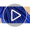 Royal Blue Large Christmas Bow Tree Topper 20 x 32 Inches Satin Decoration
