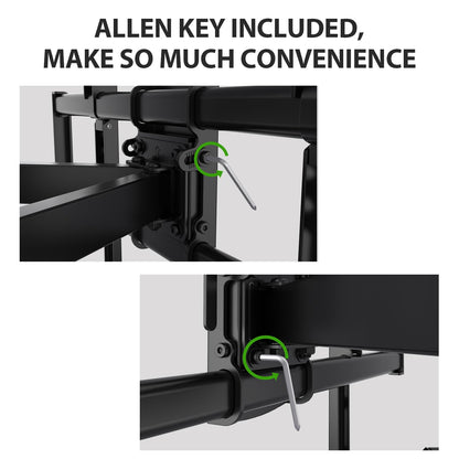 USX Mount Lag Bolt Kit - M8 Lag Bolts for Wood Studs & Fischer Anchors for Concrete Walls | Easy Installation Tools Included