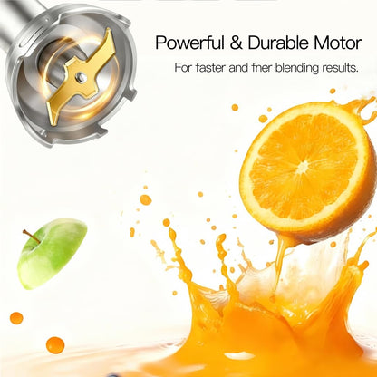 MegaWise Pro Hand Blender - Versatile 5-in-1 Kitchen Tool | Sleek Black Design, 2025 Model