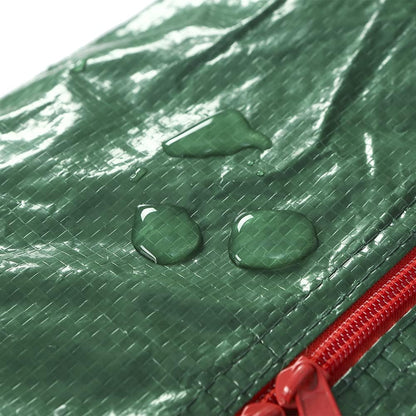 Sattiyrch Christmas Garland Storage Bags - Waterproof Dual Zipper Design with Card Slot | 2-Pack (Green)