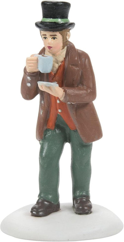 Department 56 Fresh Hot Coffee Figurine - 2.65 Inch Multicolor Dickens Village Accessory