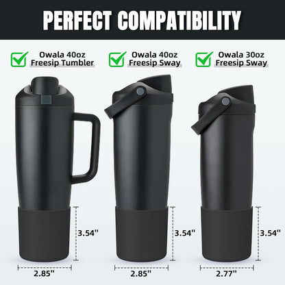 Owala Silicone Boot - Anti-Slip Bottom Cover Sleeve for 30oz & 40oz FreeSip Sway Bottles | Large Protection