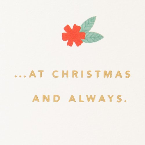 Hallmark Signature Christmas Card - Heartwarming Family Design | Perfect for Holiday Greetings