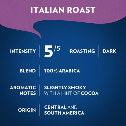 Lavazza Italian Roast Ground Coffee 12oz Bag, Extra Dark Roast (Pack of 1) - Package May Vary